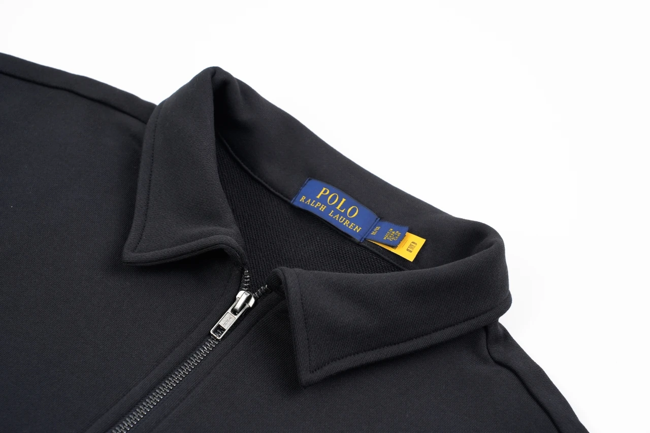 Ralph Lauren Black Pony Embroidered Mock Neck Sweatshirt product photo from LabelPicks