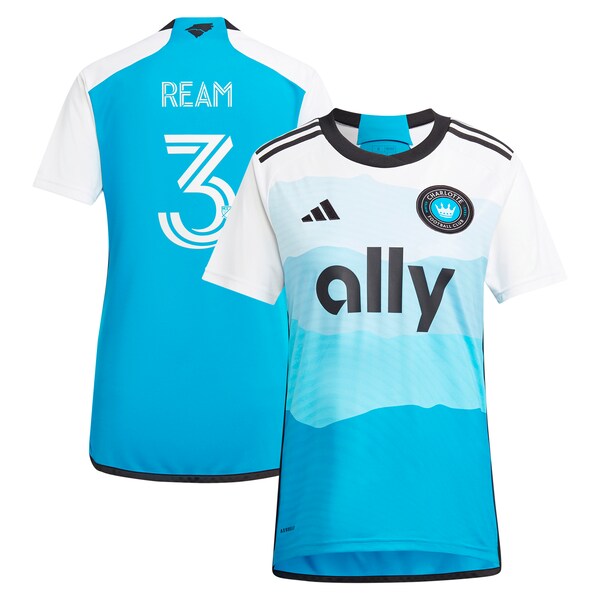 Tim Ream Charlotte FC adidas Women's 2024 The Carolina Kit: Explore Replica Player Jersey - Blue