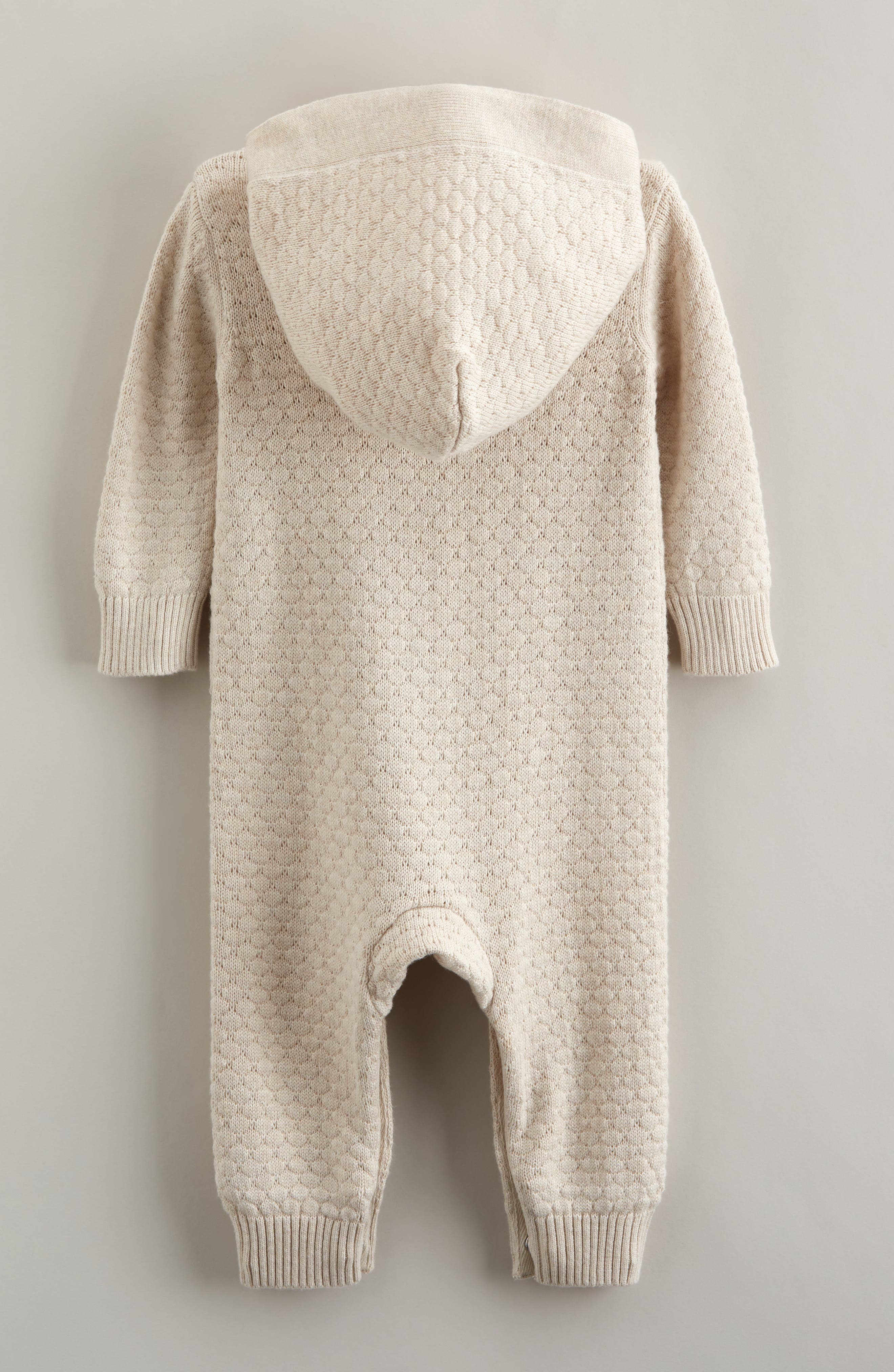 Nordstrom Hooded Pointelle Sweater Romper
