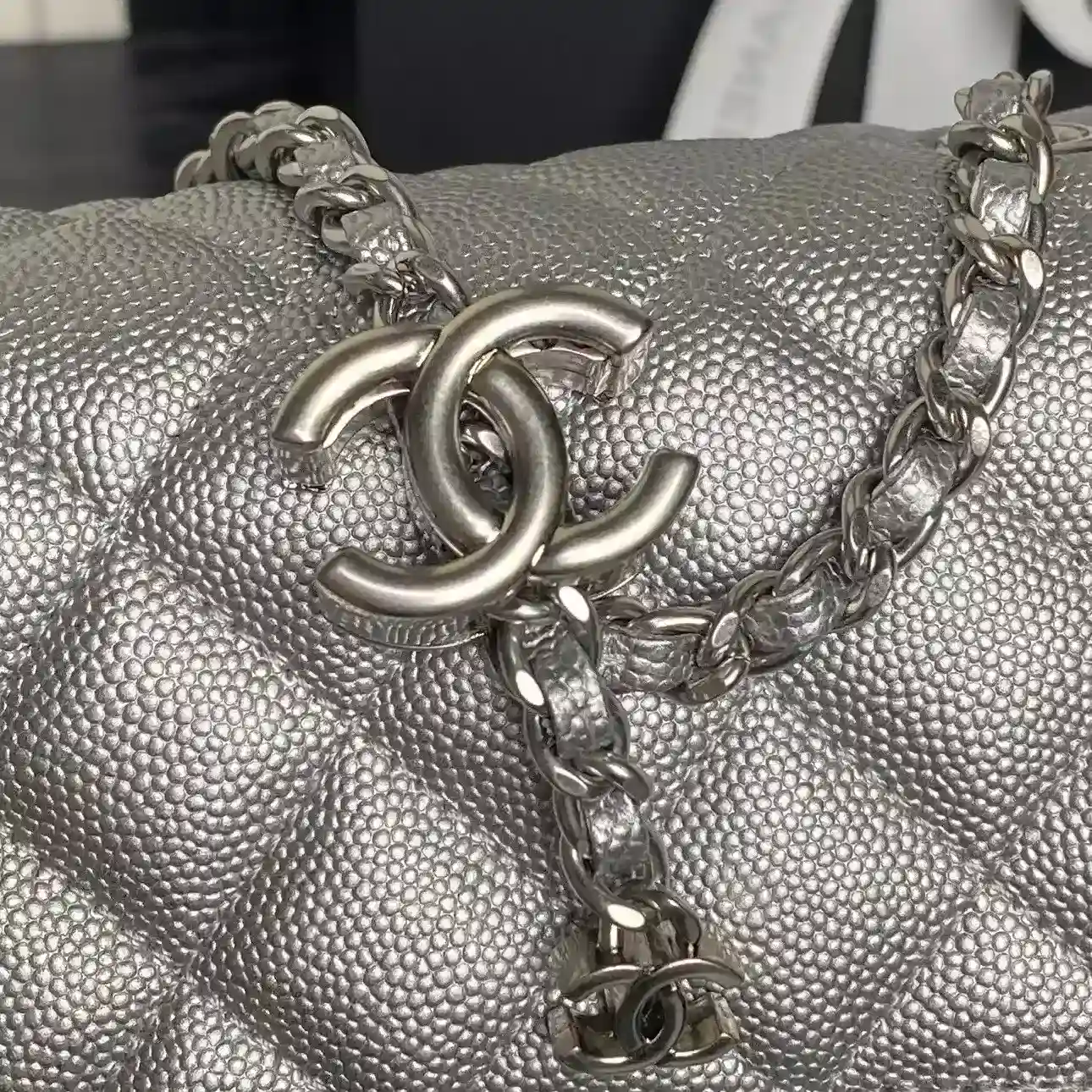 Chanel Classic Flap Gold Calfskin Shoulder Bag product photo from LabelPicks