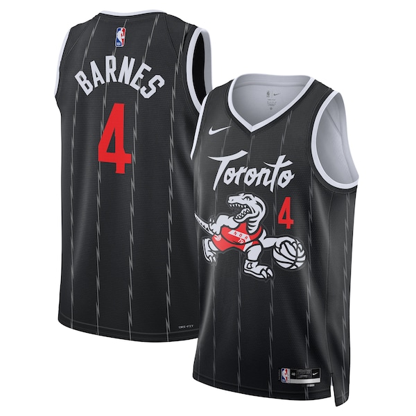 Scottie Barnes Toronto Raptors Nike Unisex 2025/26 Swingman Jersey - Black - City Edition