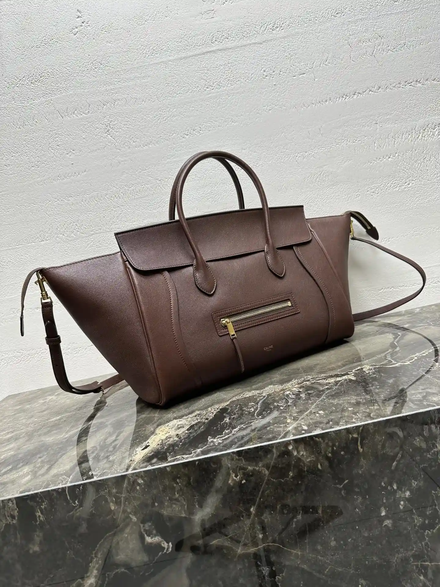 Celine Luggage Lambskin Top Handle Bag product photo from LabelPicks