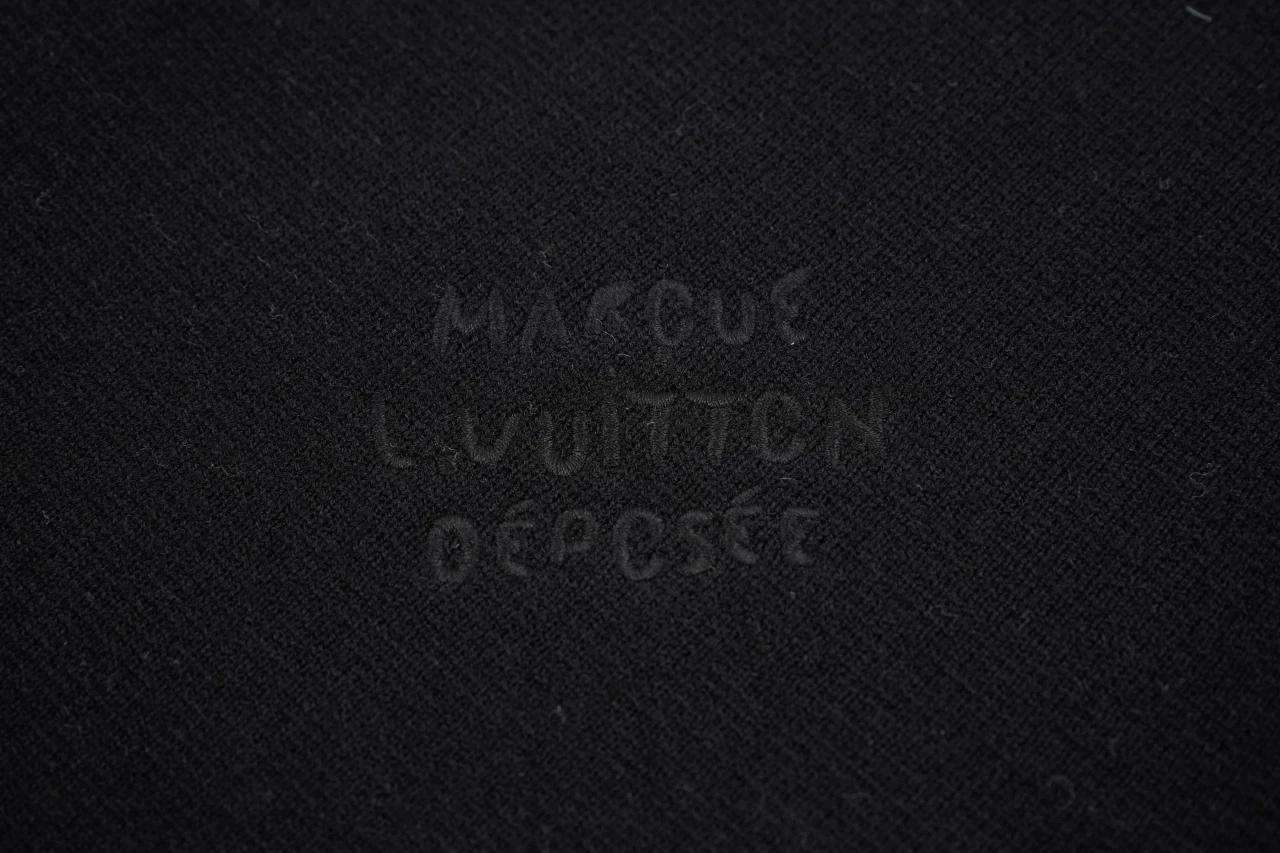 Louis Vuitton Black Collegiate Knit Cardigan Jacket product photo from LabelPicks