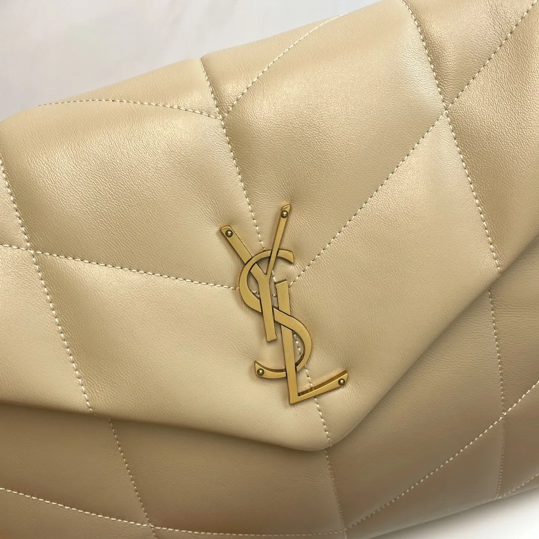 Saint Laurent Loulou Beige Quilted Leather Shoulder Bag product photo from LabelPicks