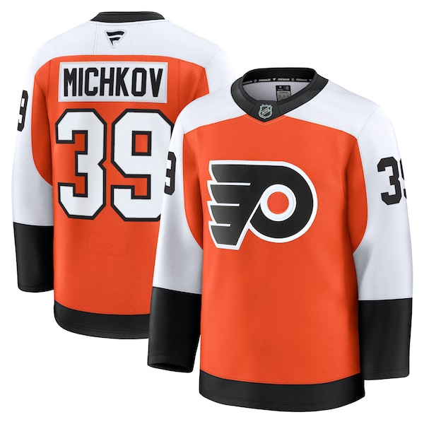 Matvei Michkov Philadelphia Flyers  Home Premium Jersey - Orange/Black