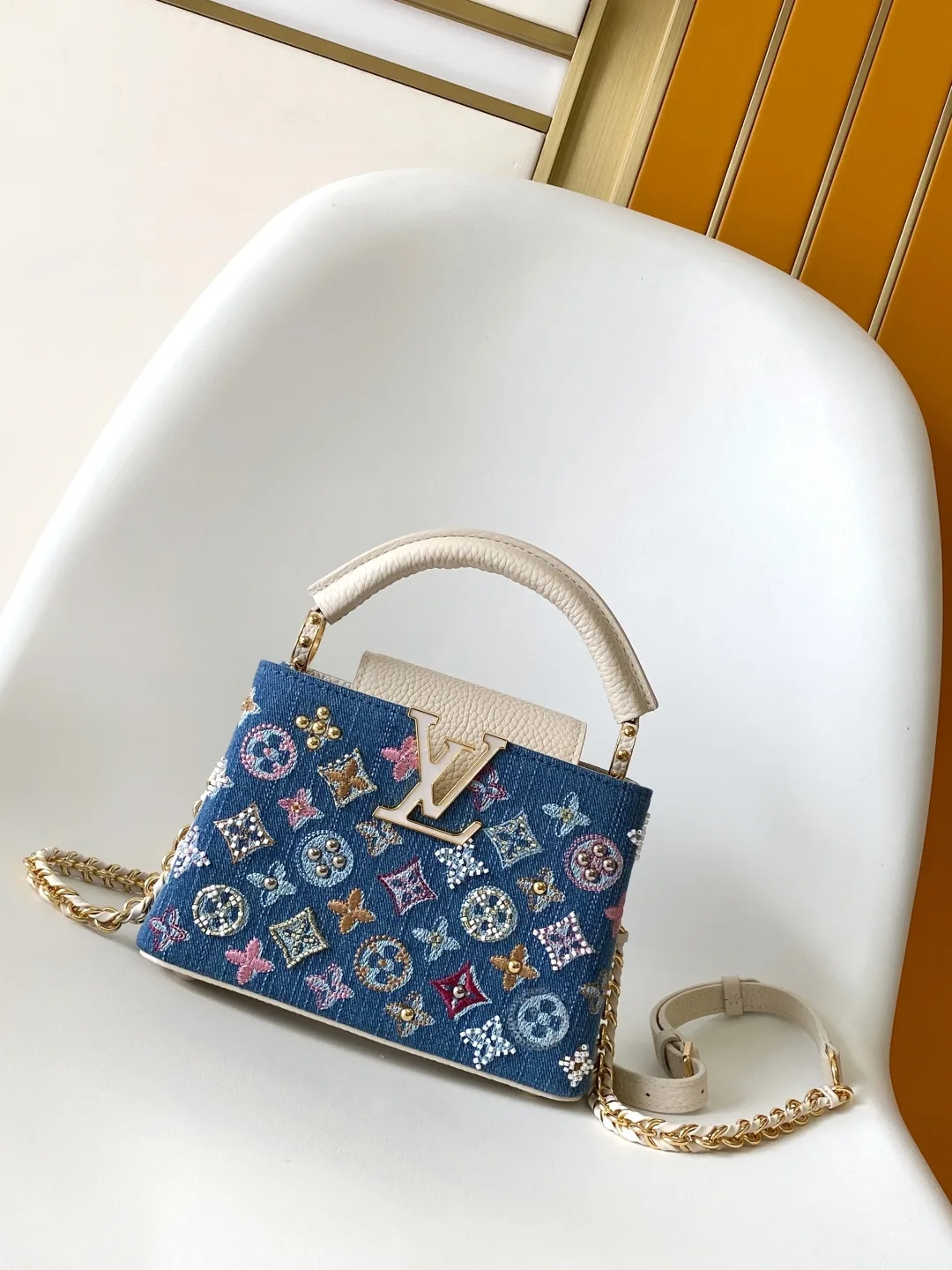 Louis Vuitton Capucines Calfskin Top Handle Bag product photo from LabelPicks