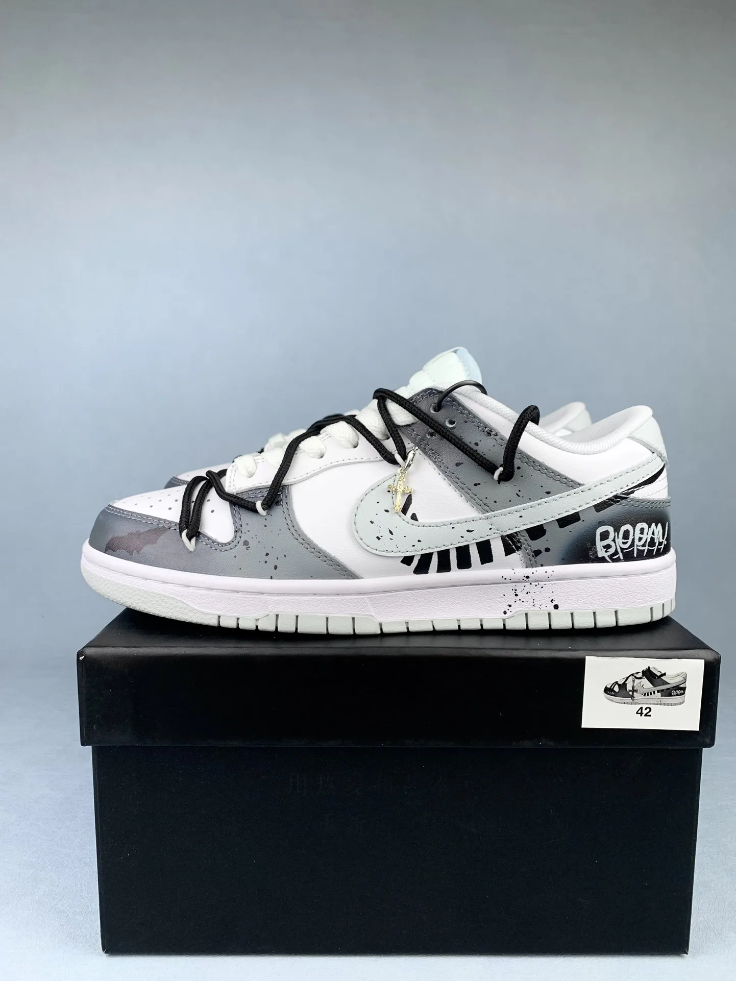 Nike Dunk Low 'Graffiti Strap' Custom Shoes product photo from LabelPicks