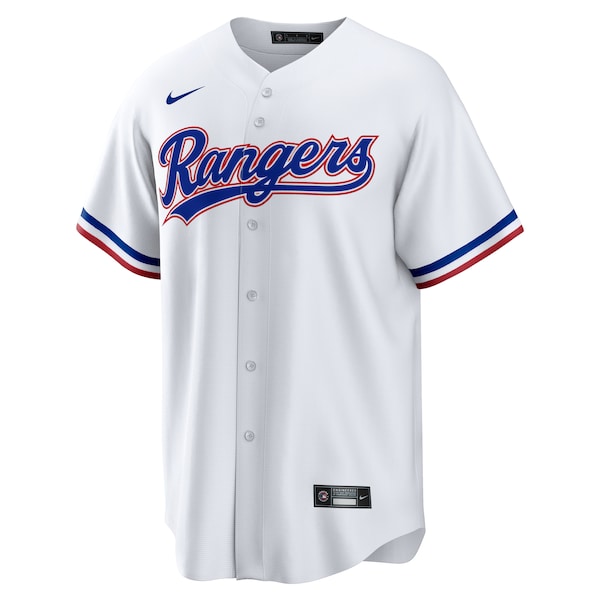 Texas Rangers Nike #1 Groom Home Replica Jersey - White