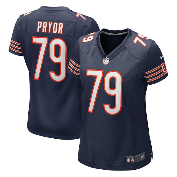 Matt Pryor Chicago Bears Nike Women's  Game Jersey -  Navy