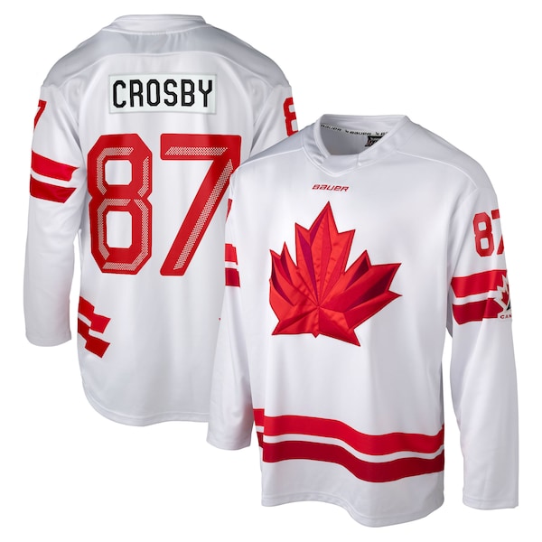 Men's Sidney Crosby White Hockey Canada 2026 Replica Jersey - White