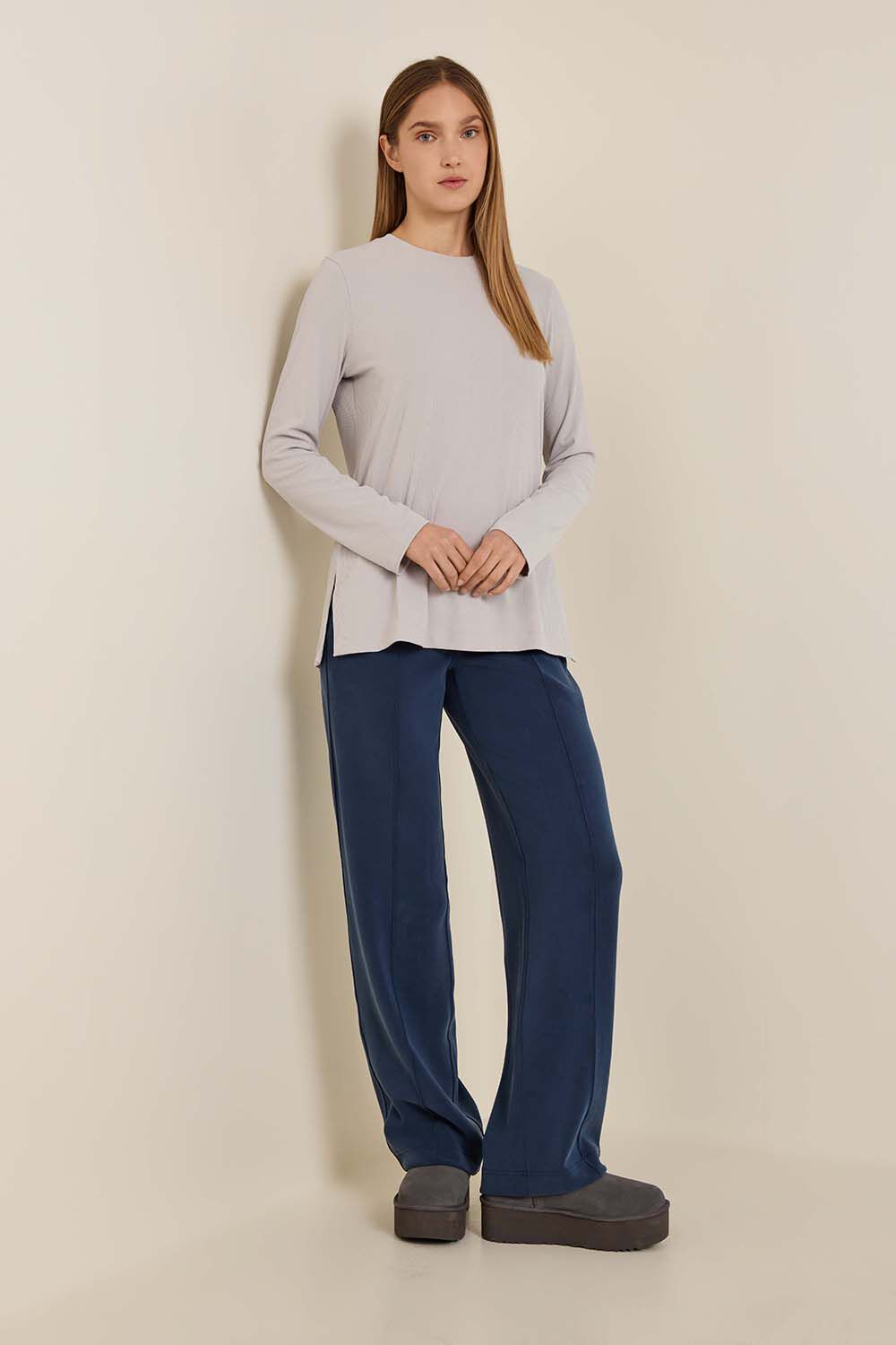 LULULEMON Ribbed Drapey Softsteme Long-Sleeve Tunic