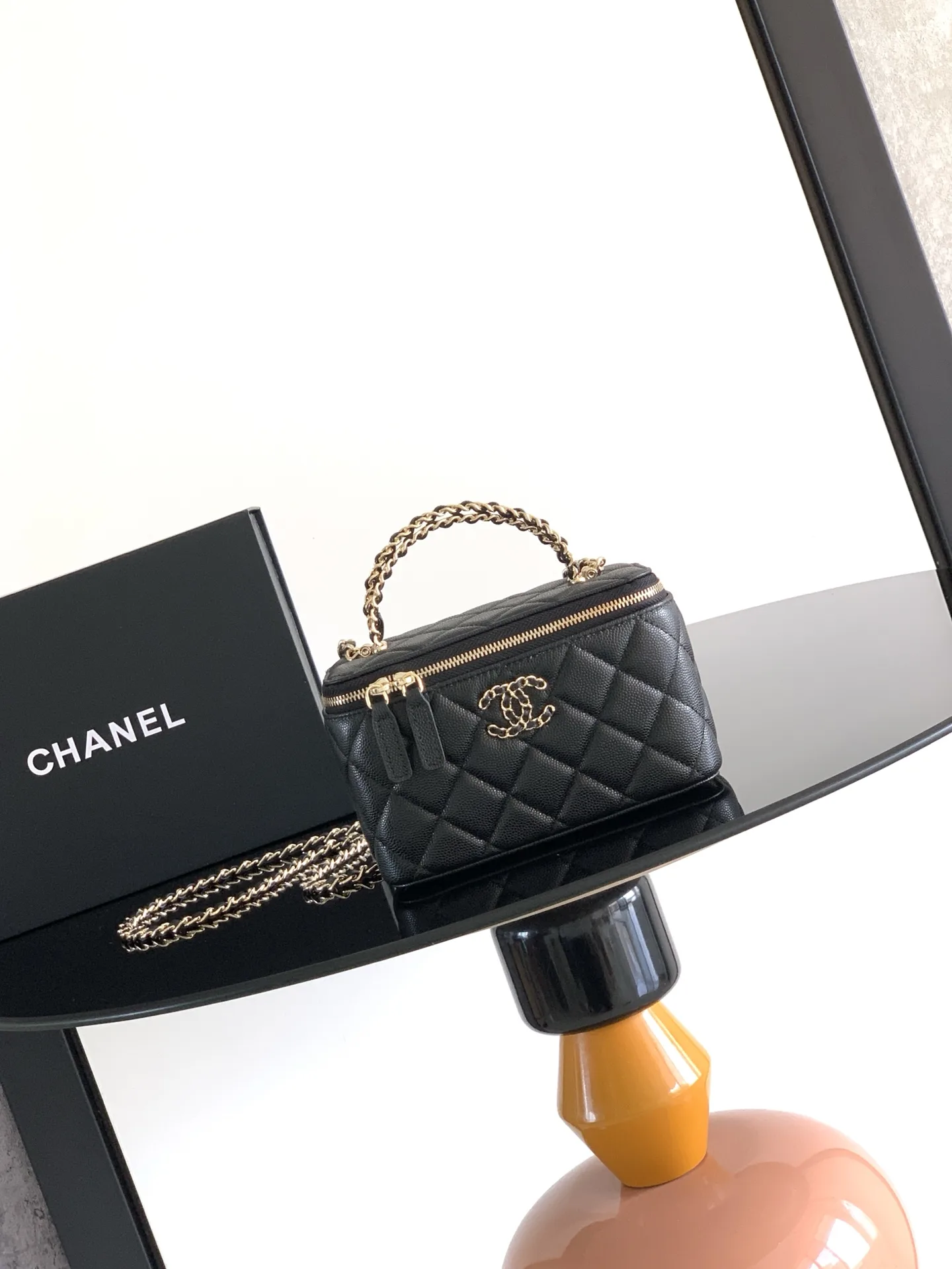 Chanel Quilted Leather Top Handle Bag product photo from LabelPicks