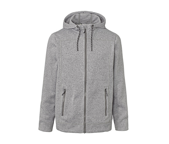 Strickfleece-Jacke