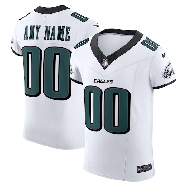 Philadelphia Eagles Nike Vapor F.U.S.E. Elite Custom Jersey - White