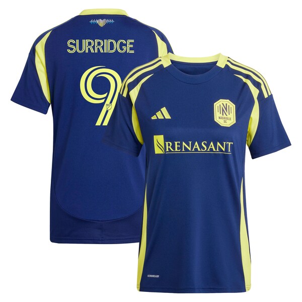 Sam Surridge Nashville SC adidas Women's 2025 The Heart of Nashville Kit Replica Player Jersey - Navy