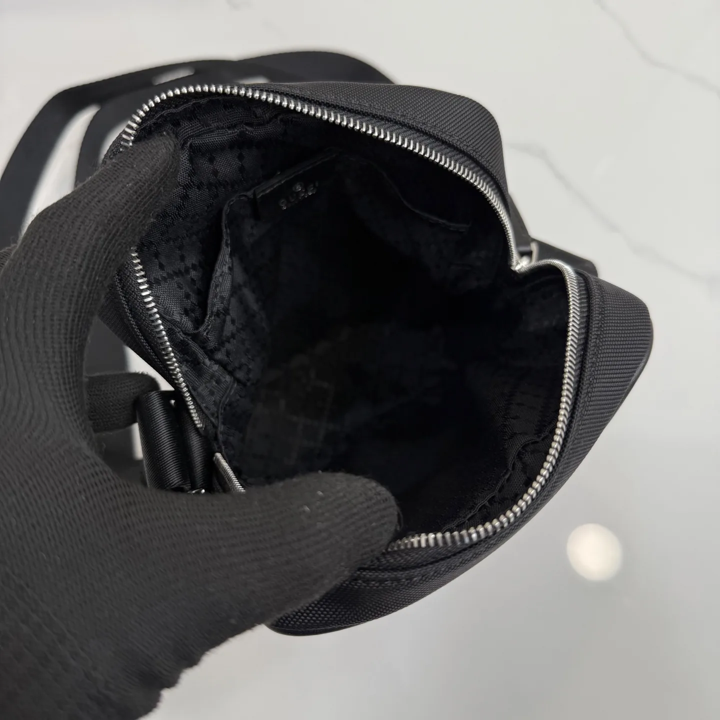 Gucci Black Quilted Leather Crossbody Bag product photo from LabelPicks