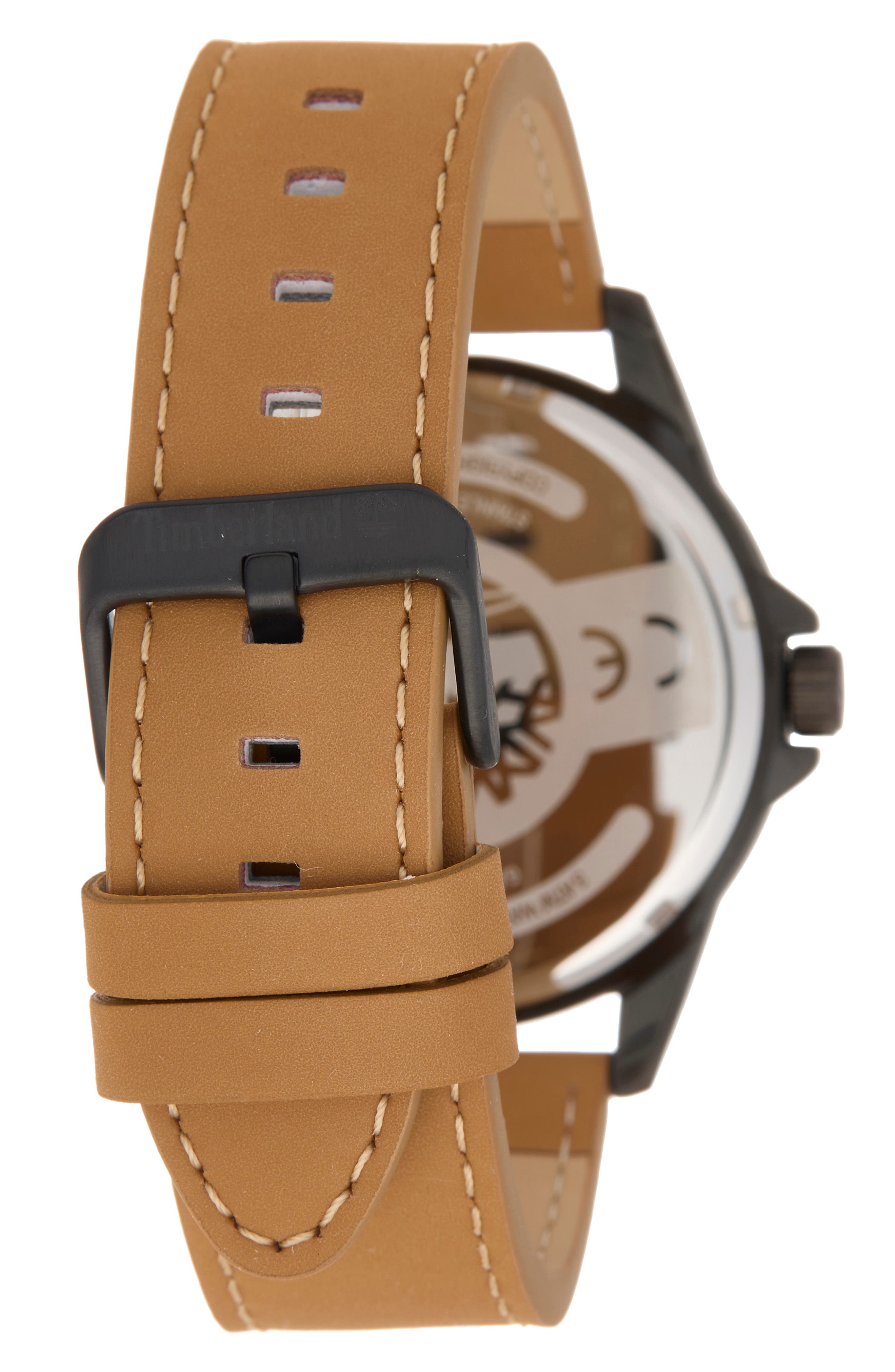 Timberland Classic Quartz Leather Strap Watch, 42.5mm