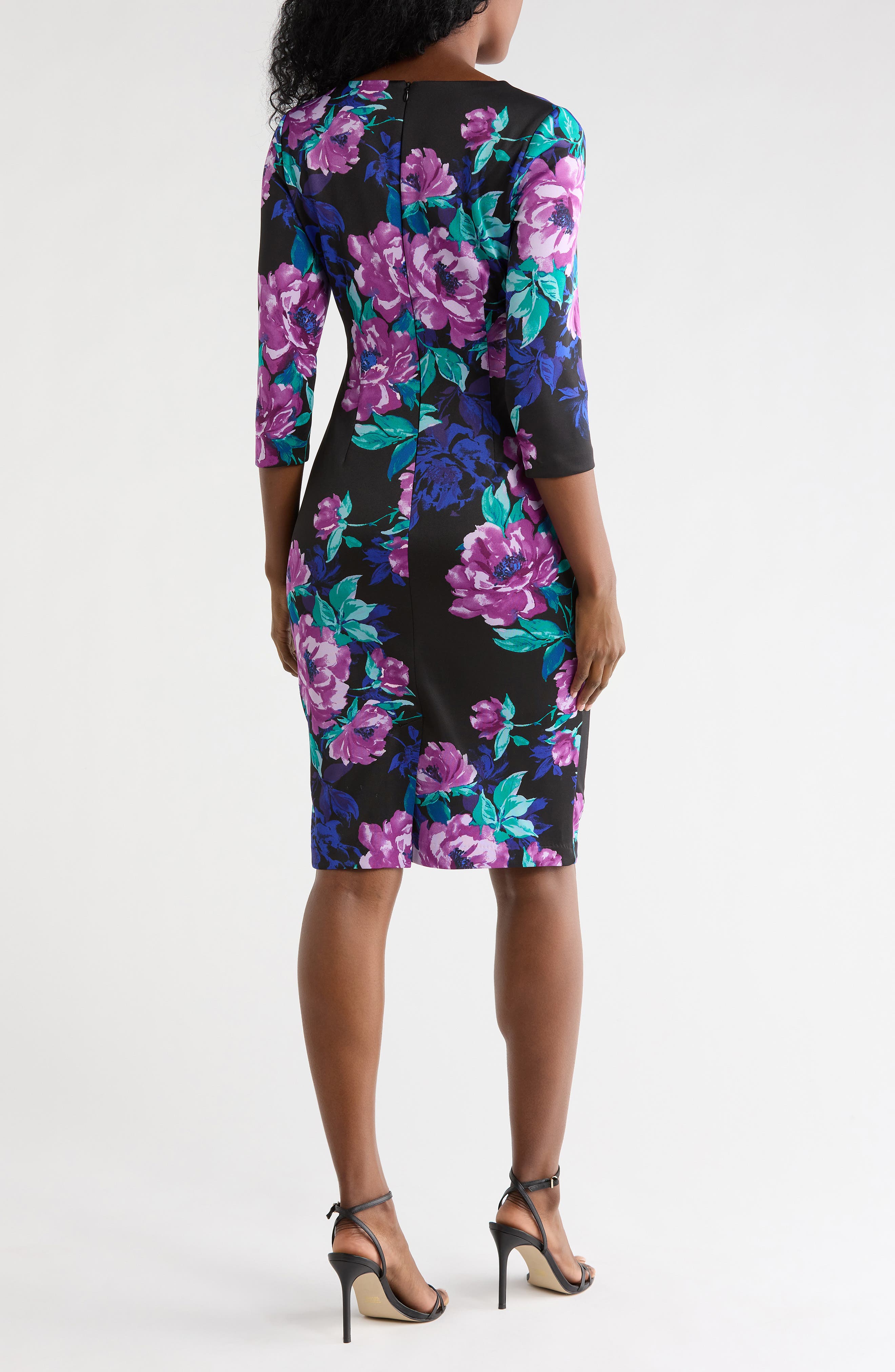 Julia Jordan Asymmetric Midi Dress