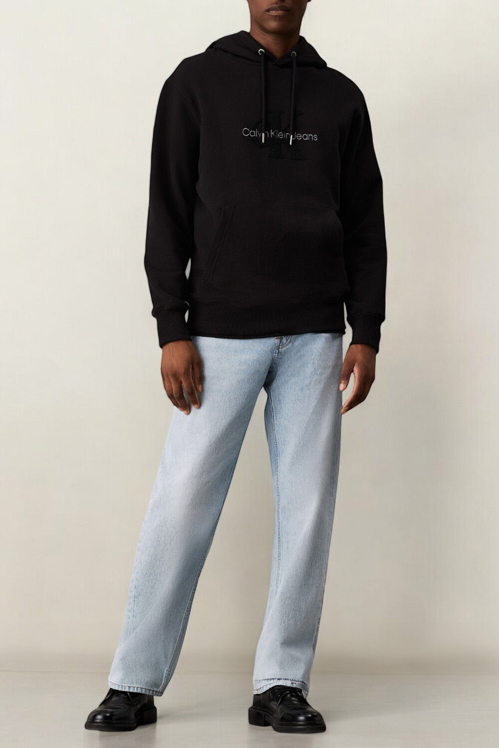 CALVIN KLEIN סווטשירט קפוצ'ון