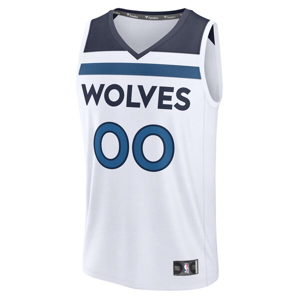Minnesota Timberwolves  Fastbreak Custom Jersey - Association Edition - White
