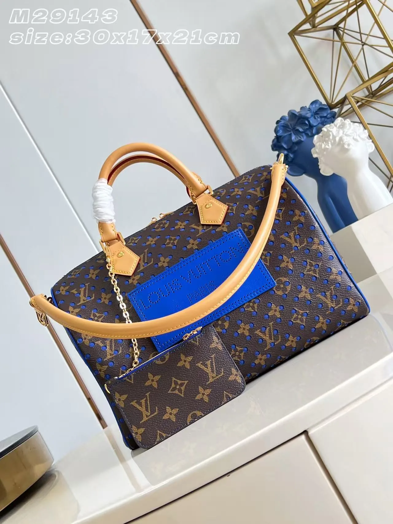 Louis Vuitton Canvas and Leather Speedy Top Handle Bag product photo from LabelPicks