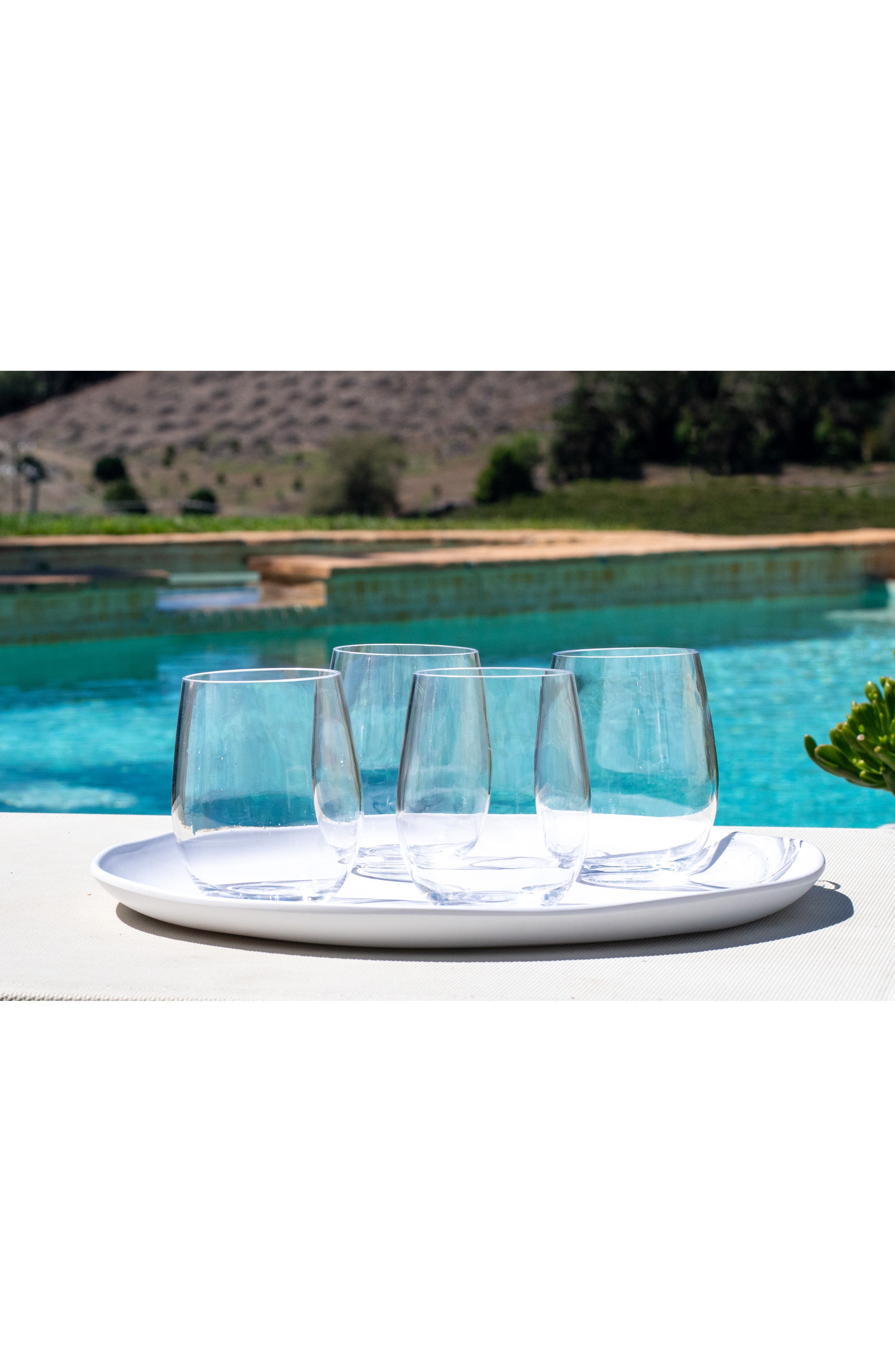 TarHong Tritan Montana Set of 8 Stemless Wineglasses