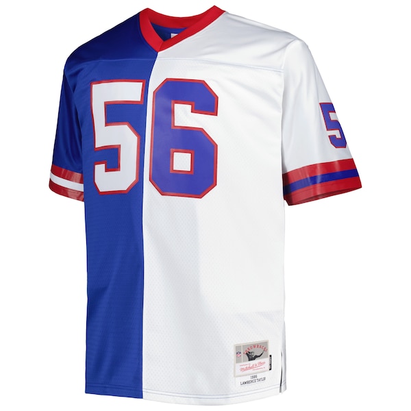 Lawrence Taylor New York Giants Big & Tall Split Legacy Retired Player Replica Jersey - Royal/White