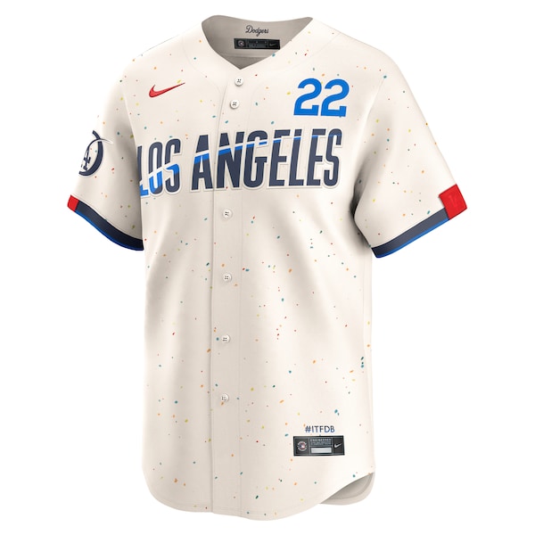 Clayton Kershaw Los Angeles Dodgers Nike City Connect Limited Player Jersey - Cream