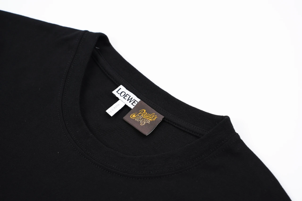 LOEWE Black Two-Tone Terry Anagram T-Shirt product photo from LabelPicks