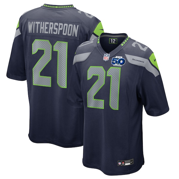 Devon Witherspoon Seattle Seahawks Nike Team 50th Season Game Jersey - College Navy/Royal