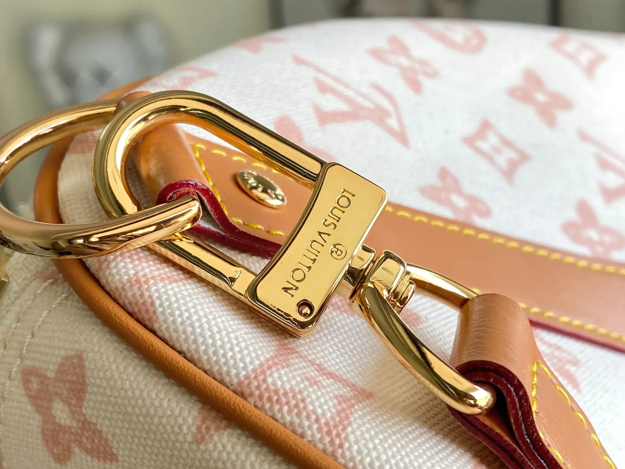 Louis Vuitton White Keepall Monogram Canvas Tote Bag product photo from LabelPicks