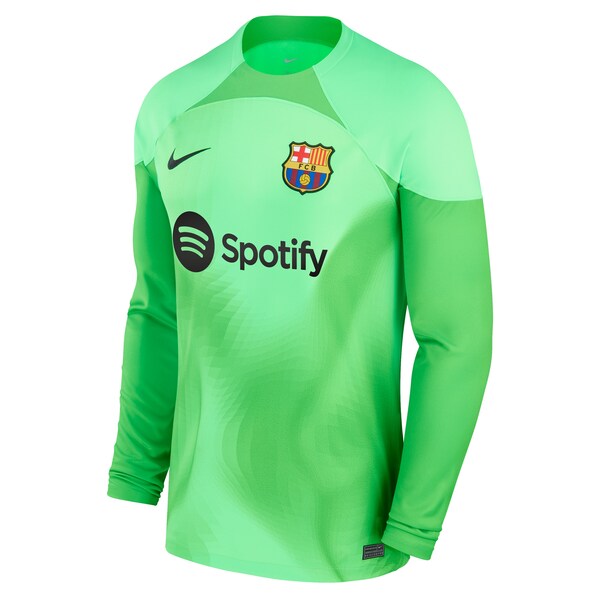Barcelona Nike 2022/23 Stadium Replica Goalkeeper Jersey - Green