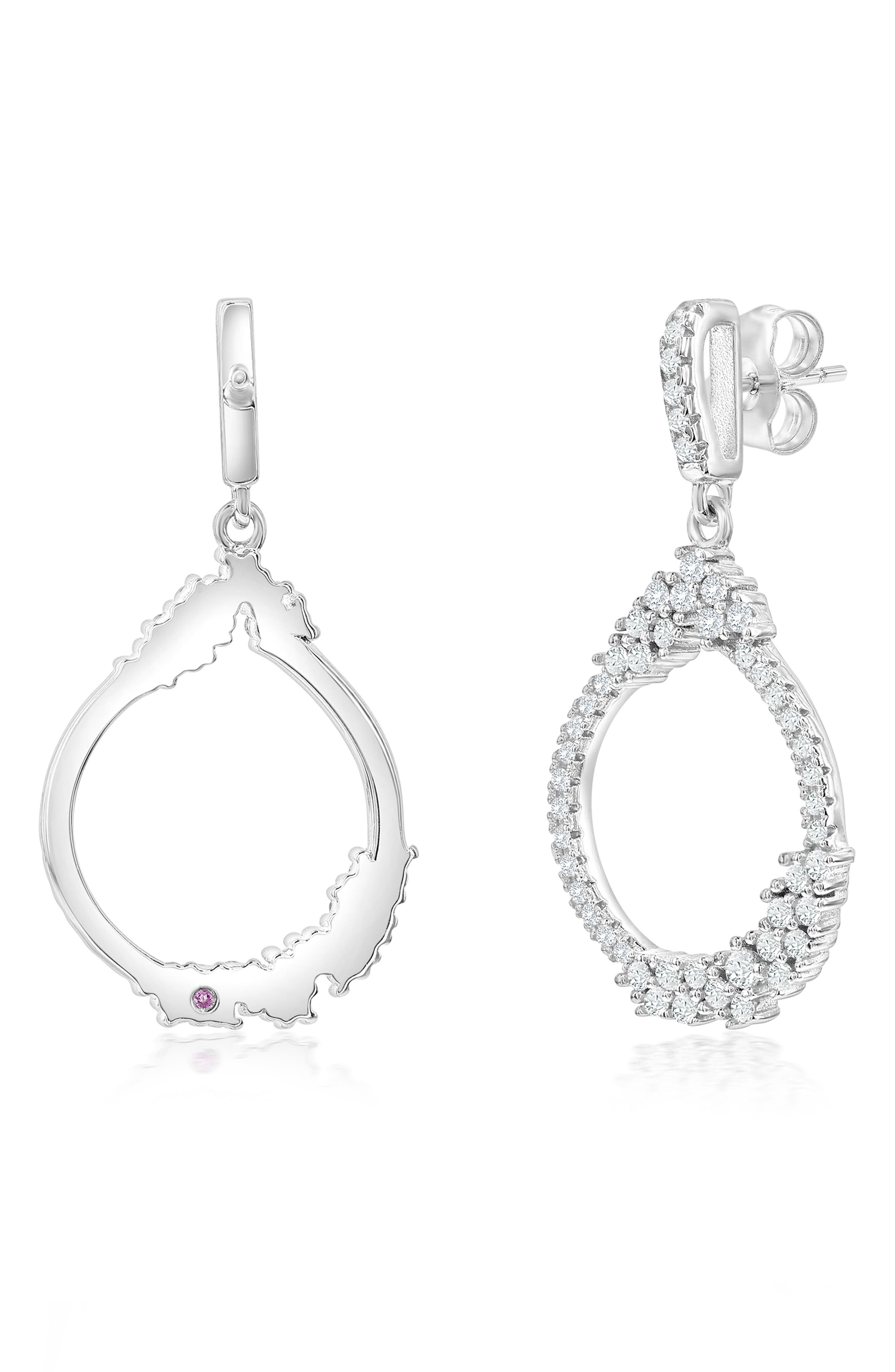 SUZY LEVIAN Cubic Zirconia Drop Earrings