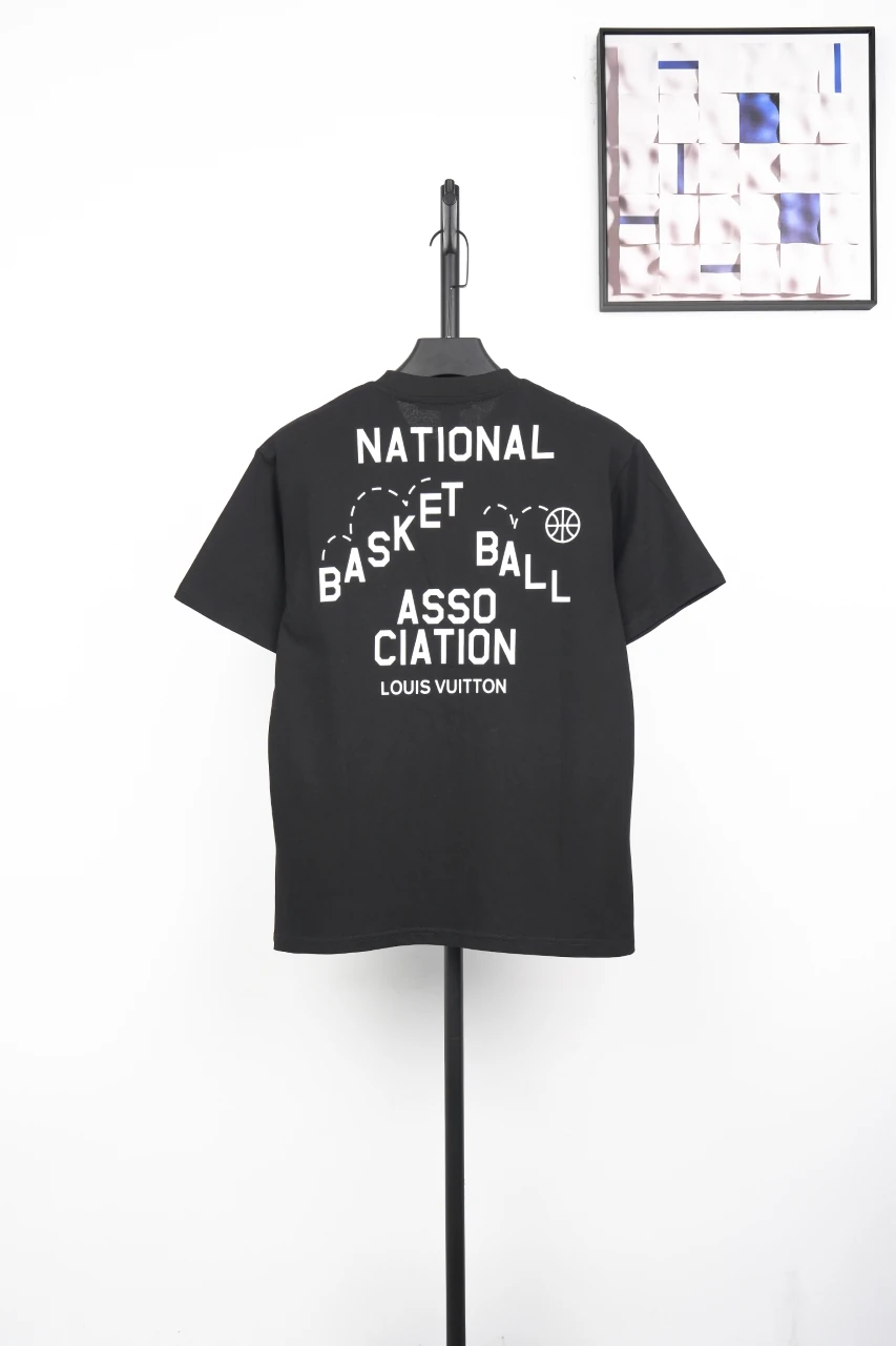 Louis Vuitton Black Basketball Playbook Graphic T-Shirt product photo from LabelPicks