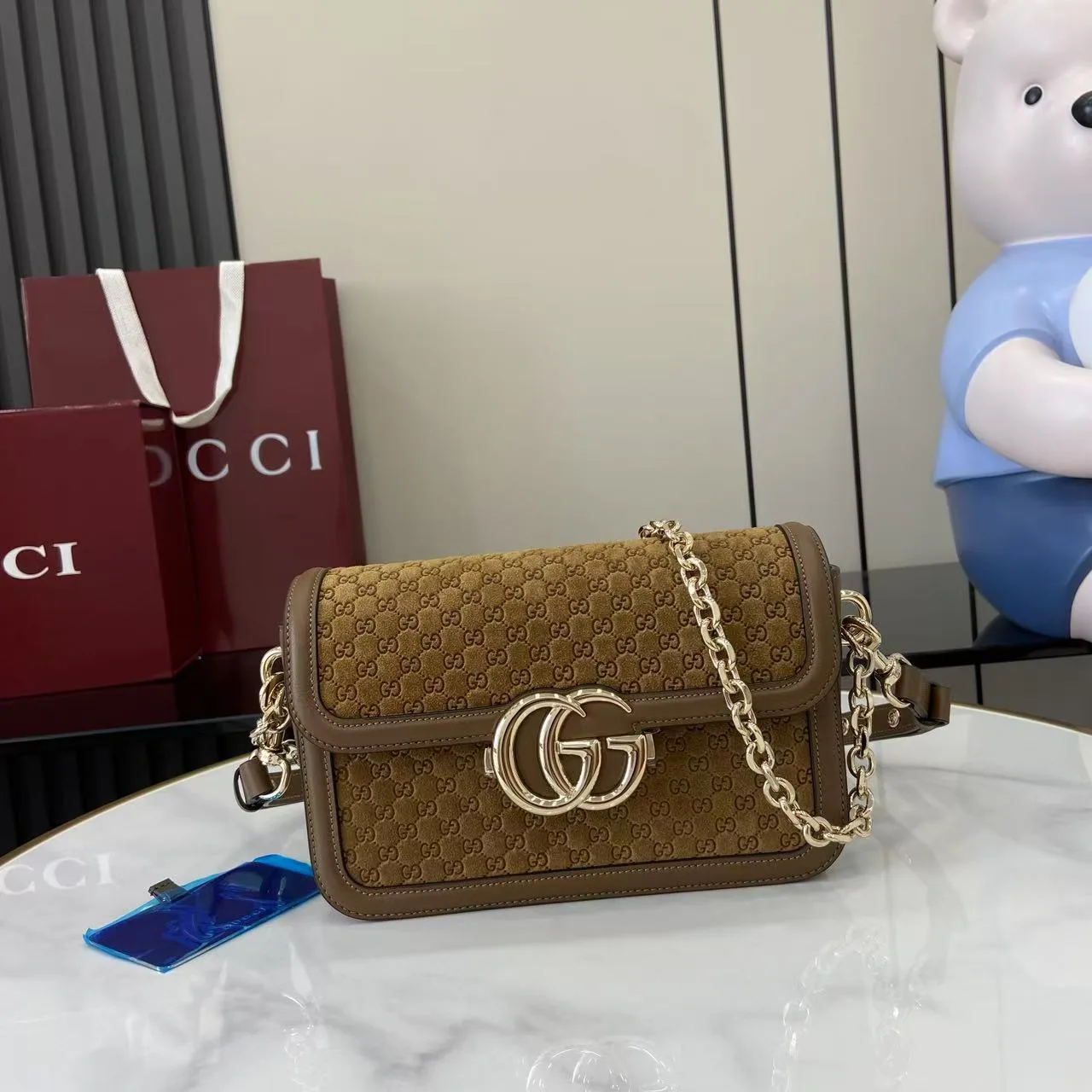 Gucci Monogram Canvas Crossbody Bag product photo from LabelPicks