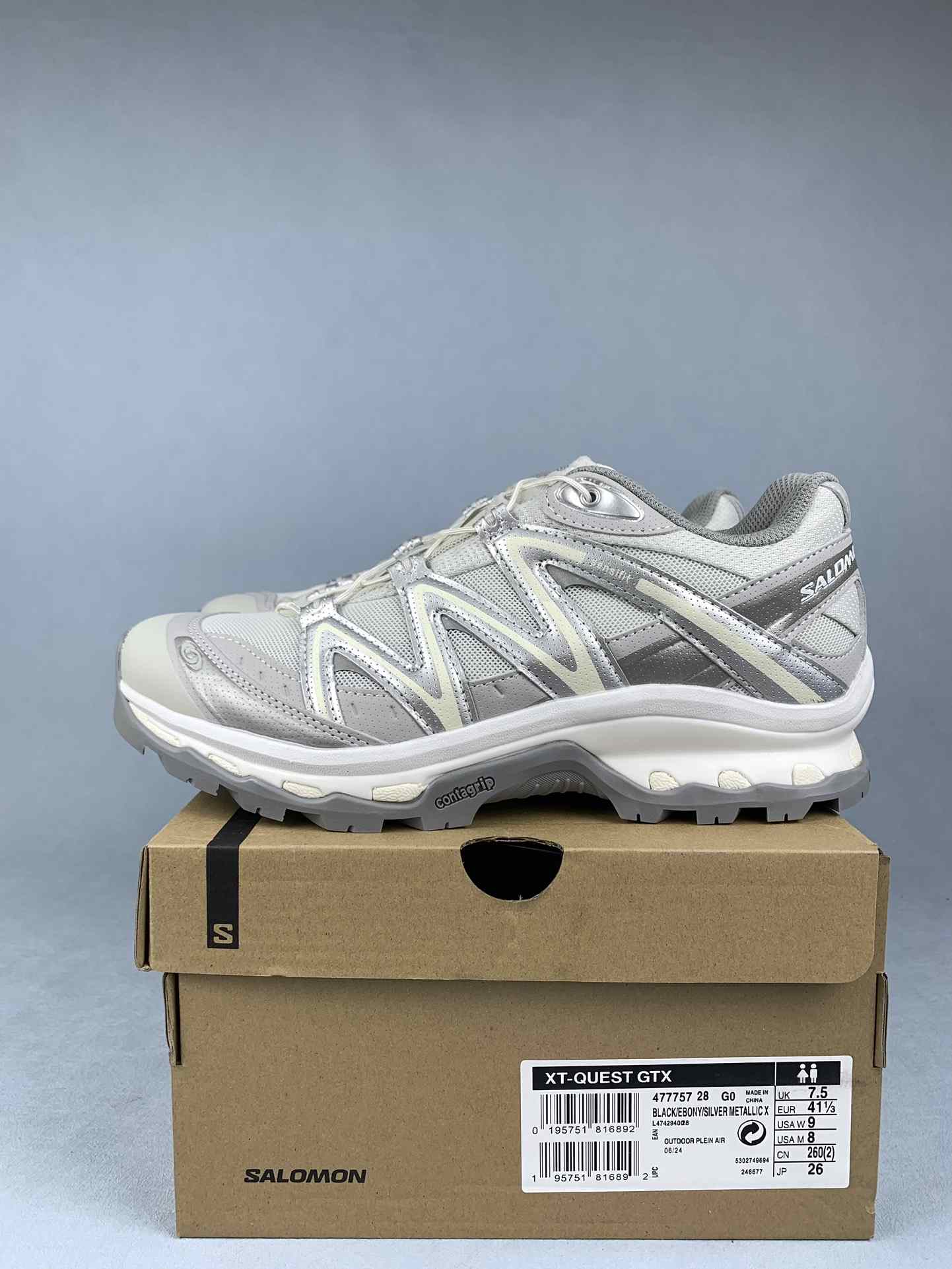 Salomon XT-Quest GORE-TEX “Black Silver Metallic” Shoes