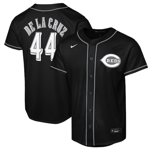Elly De La Cruz Cincinnati Reds Nike  Youth Lights Out Replica Player Jersey - Black