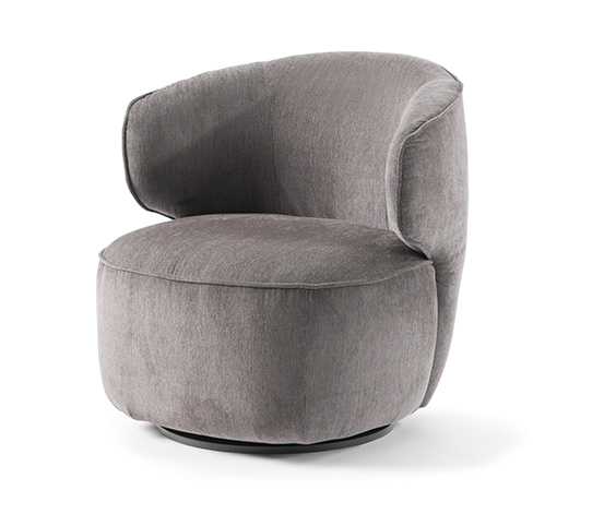 Sessel mit Drehfunktion, grau