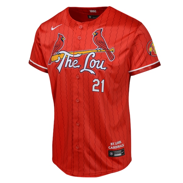 Lars Nootbaar St. Louis Cardinals Nike Youth 2024 City Connect Limited Player Jersey - Red