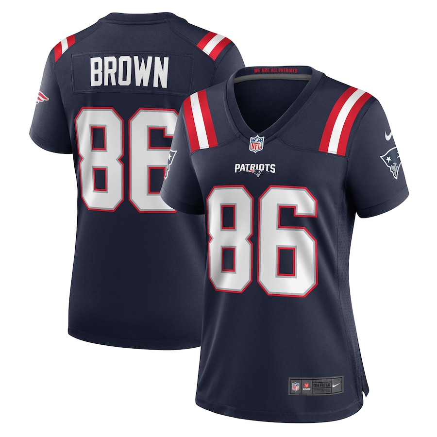 Pharaoh Brown New England Patriots Nike Women's Team Game Jersey -  Navy
