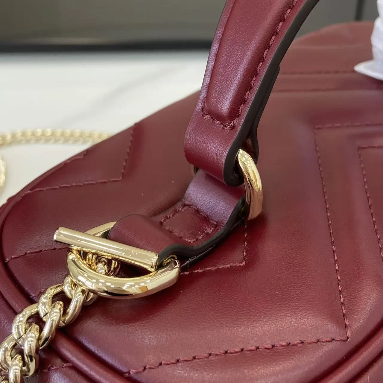 Gucci Marmont GG Supreme Canvas Top Handle Bag product photo from LabelPicks