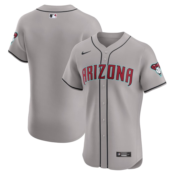 Arizona Diamondbacks Nike Vapor Premier Elite Patch Jersey - Gray