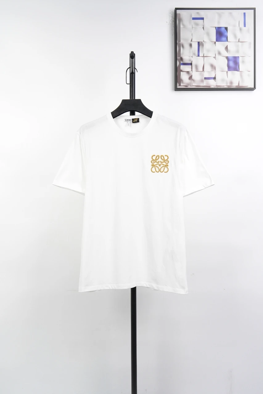 LOEWE White Matte Anagram Embroidered T-Shirt product photo from LabelPicks