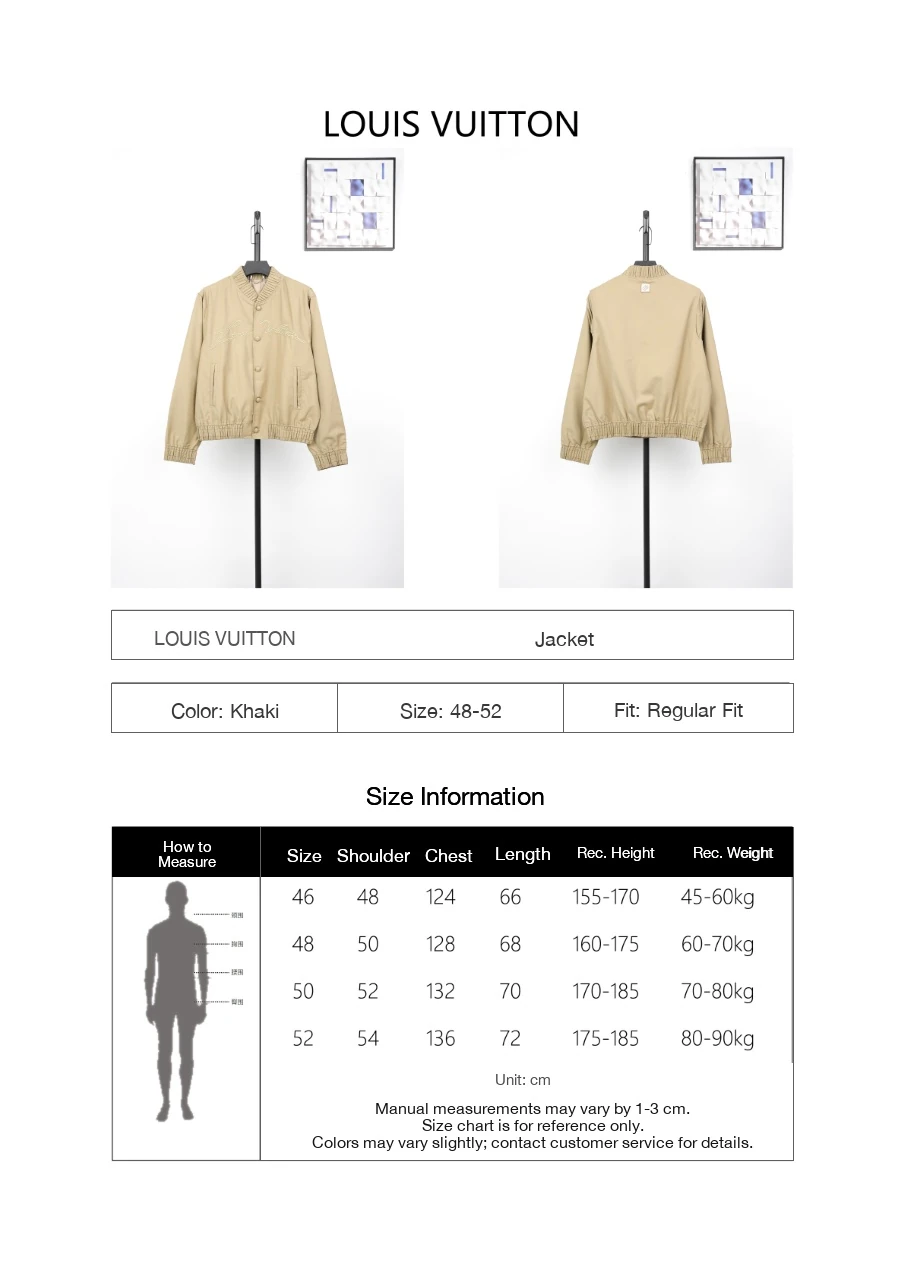 Louis Vuitton Khaki Applique Embroidered Bomber Jacket product photo from LabelPicks