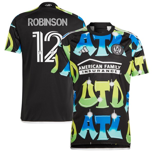 Miles Robinson Atlanta United FC adidas 2024 The 404 Replica Player Jersey - Black