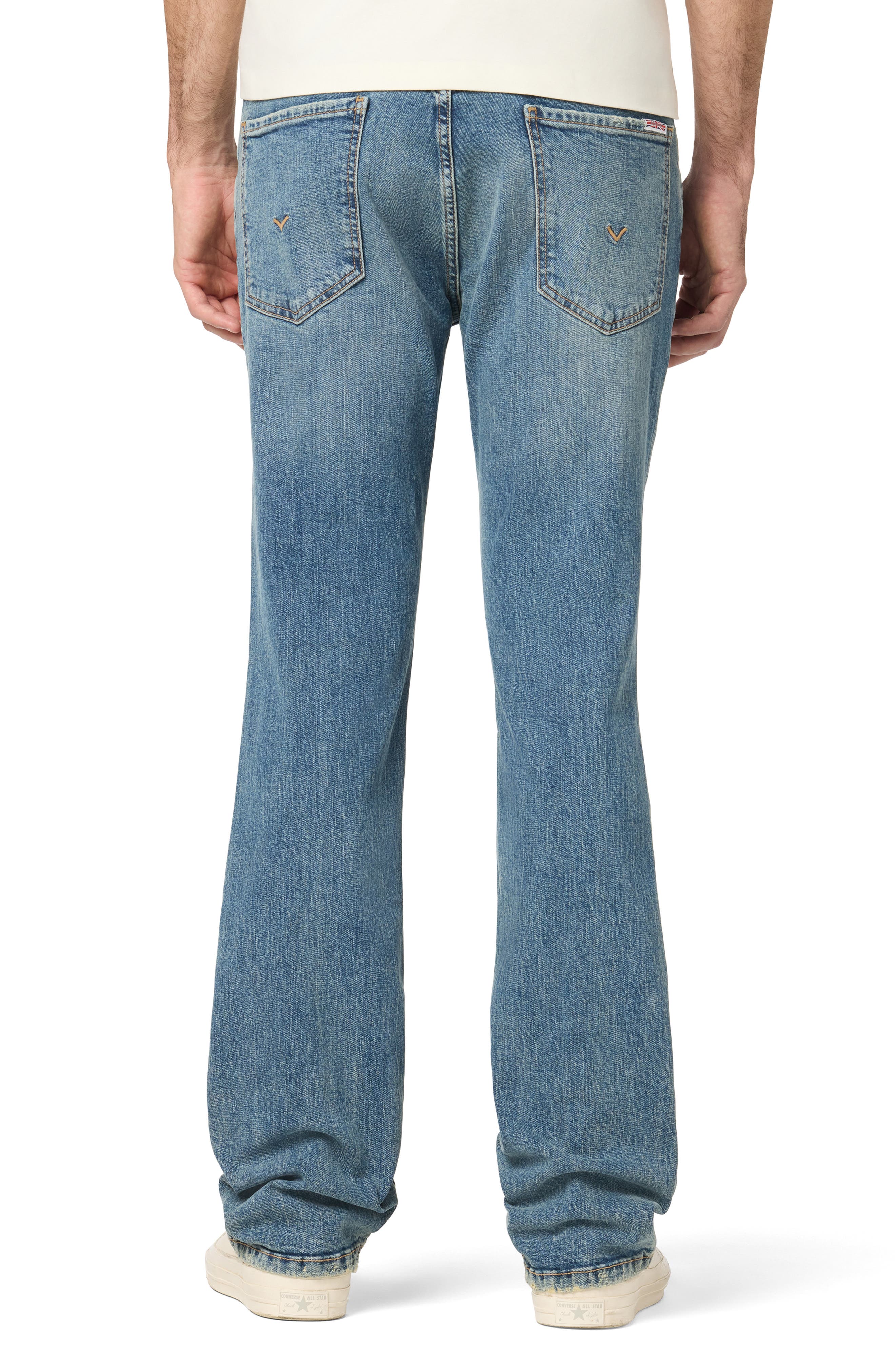 Hudson Jeans Distressed Kick Flare Jeans