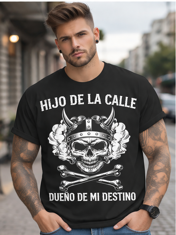 Remera “Hijo de la Calle” – Calle y Calavera