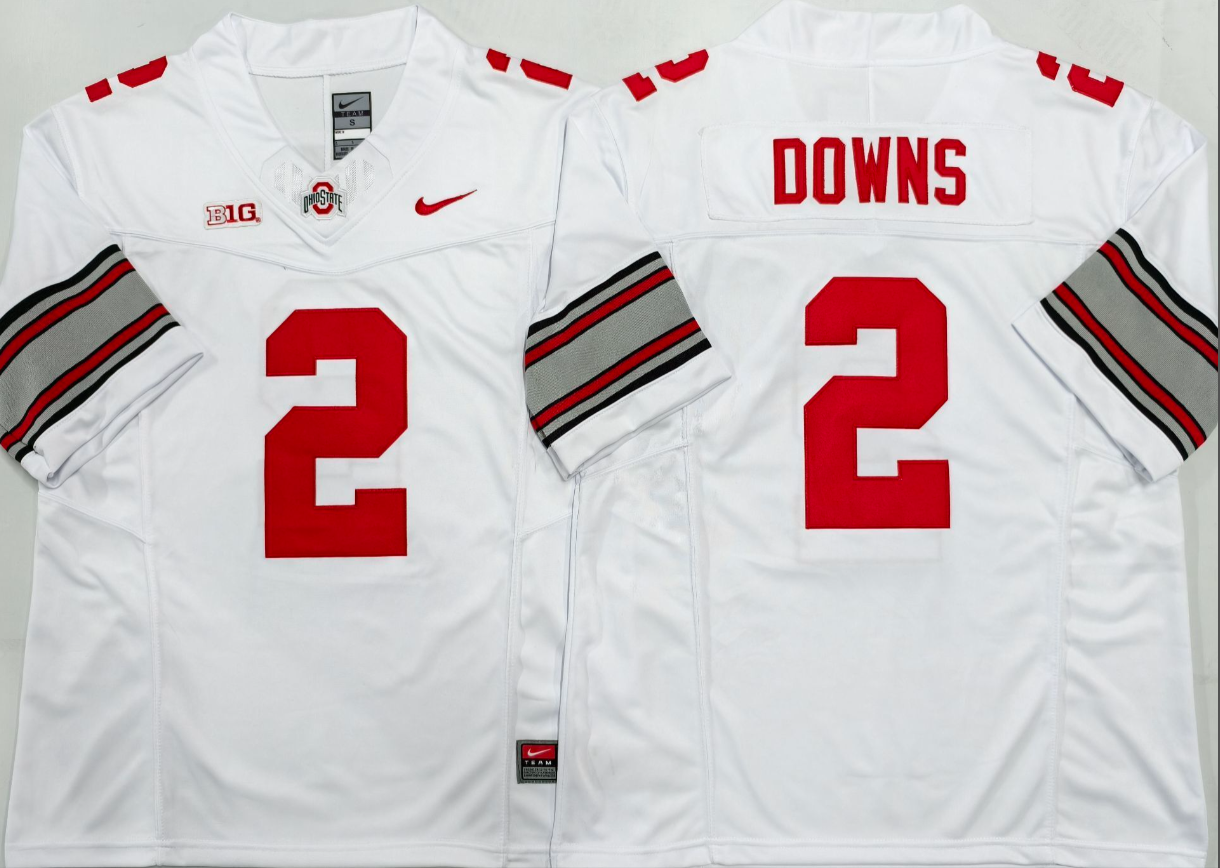 Jaxon Downs NCAA Ohio State Buckeyes Nike Vapor Limited Jersey