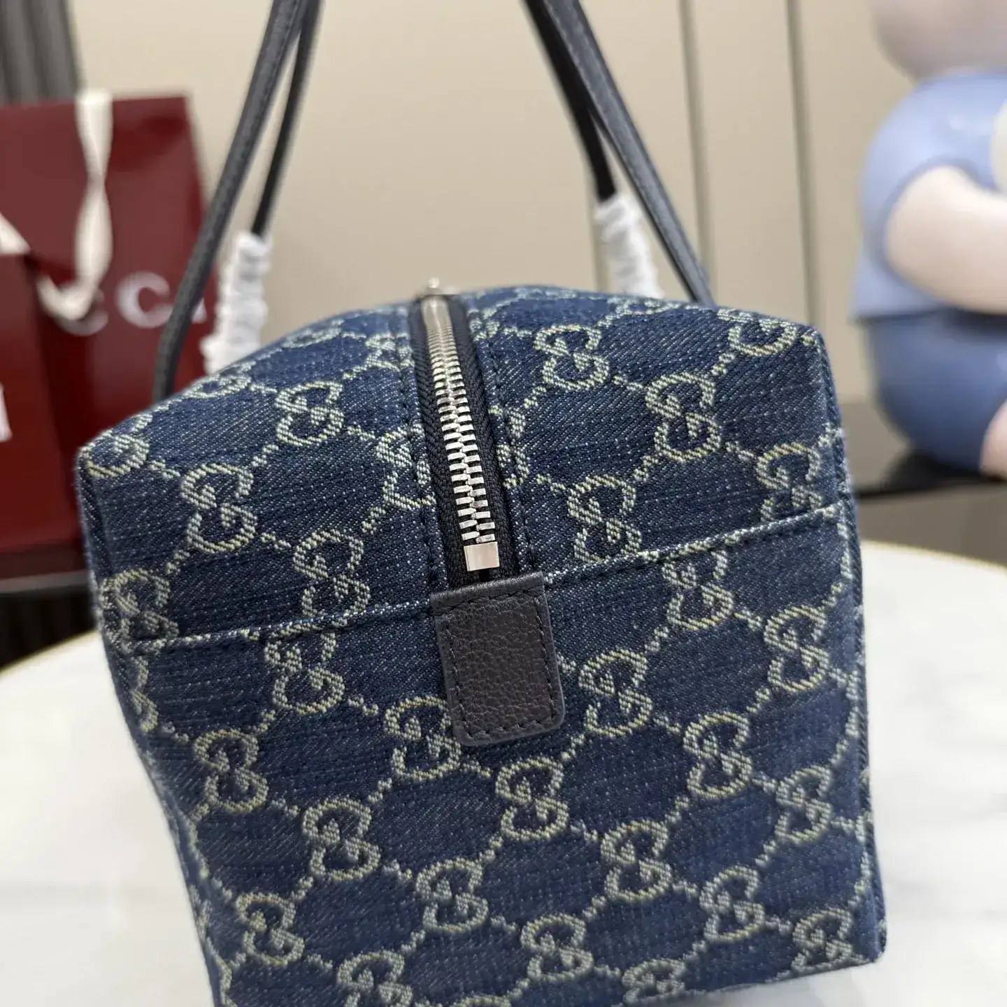 Gucci Generation Blue Nylon Top Handle Bag product photo from LabelPicks