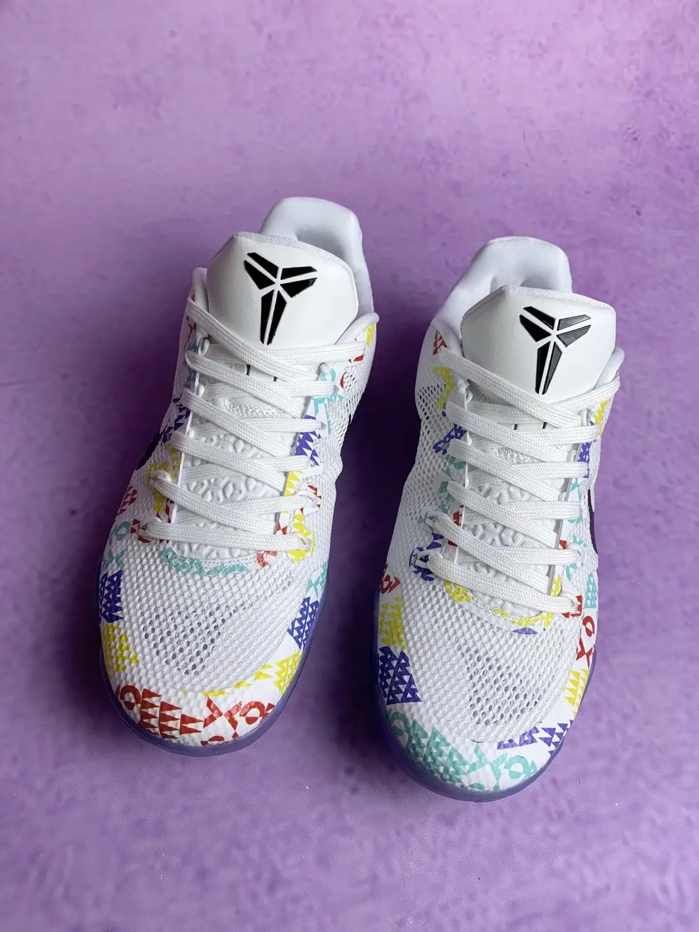 Kobe 11 EM Low 'Fundamental White Ice' Custom Basketball Shoes product photo from LabelPicks